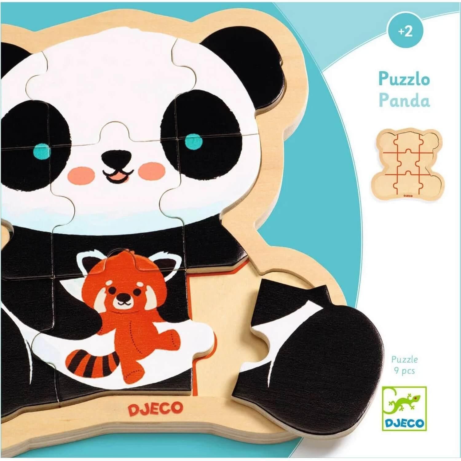 Primera imagen del Puzzlo Panda de Djeco