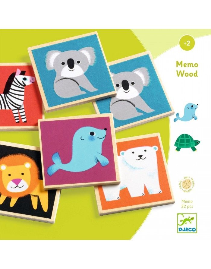 Primera imagen del Juego Educativo Memo Wood de Djeco