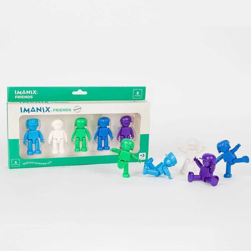 Primera imagen de Braintoys Imanix Friends Colores Fríos 5 pzas Juego de construcción magnética