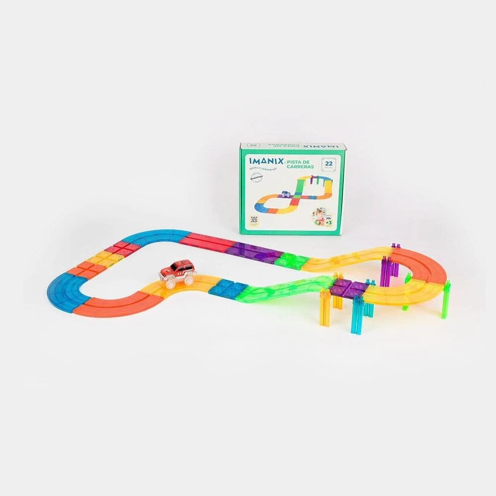 Segunda imagen de Braintoys Imanix Pista Speedway 22 pzas Juego de construcción magnética