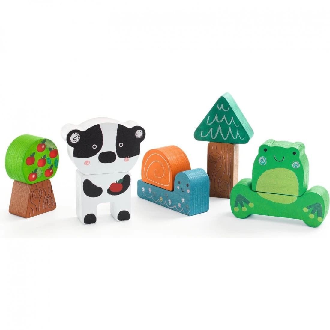 Segunda imagen del Puzzle Encajable y Construcción Puzz & Match Happy de Djeco