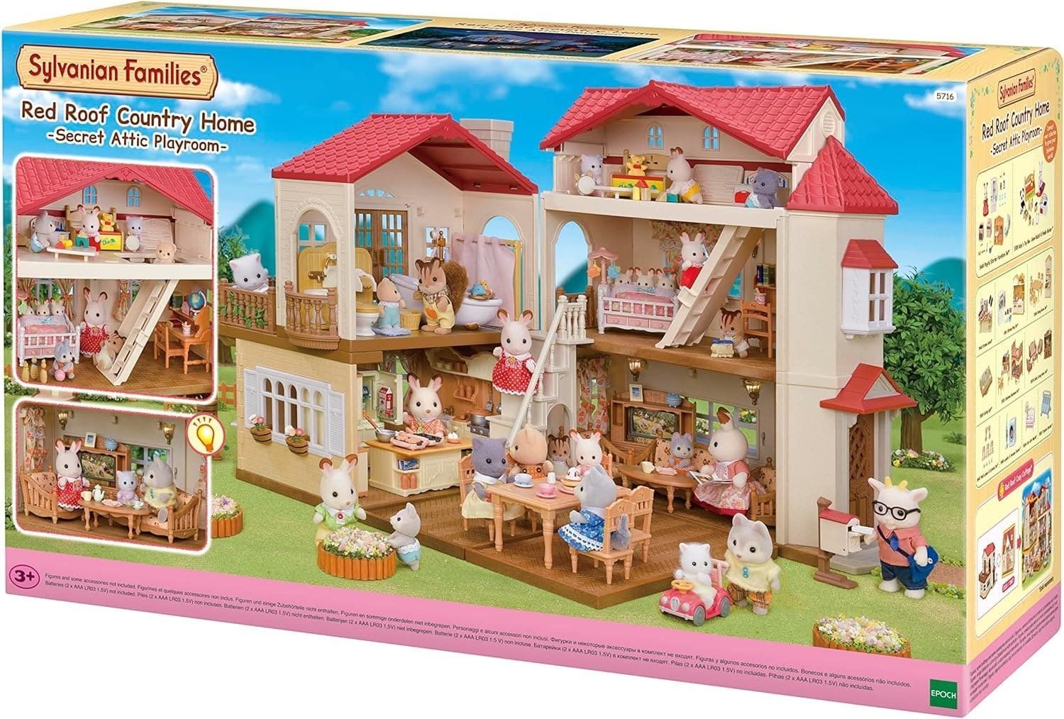 Primera imagen de la Casa con Luces el Ático Secreto de Sylvanian Families