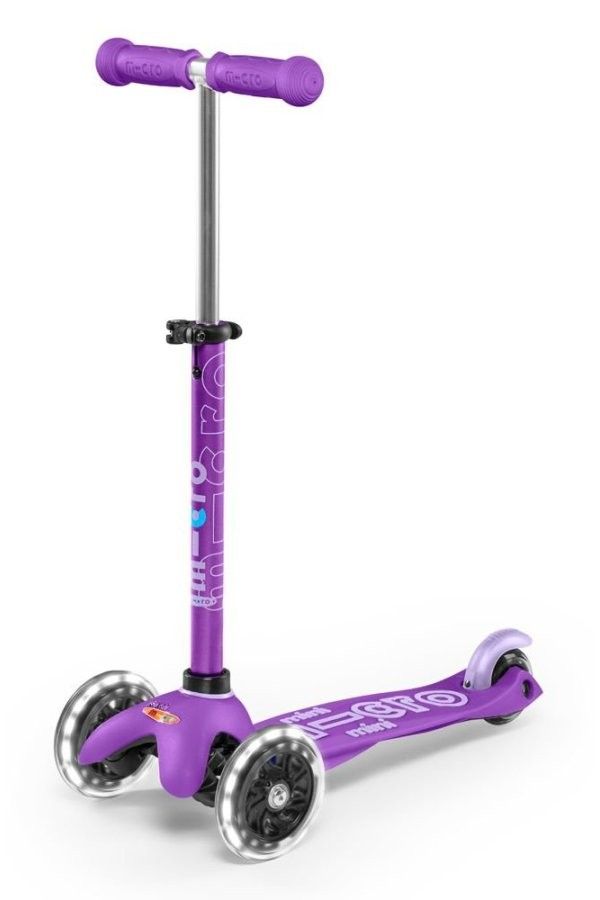 Primera imagen del Patinete Micro Mini Deluxe Lila LED