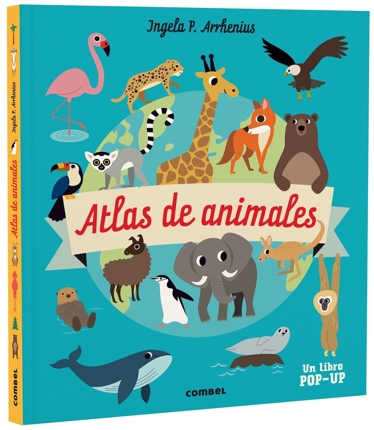 Atlas de Animales, un libro Pop-Up y de Solapas de Ingela P. Arrhenius