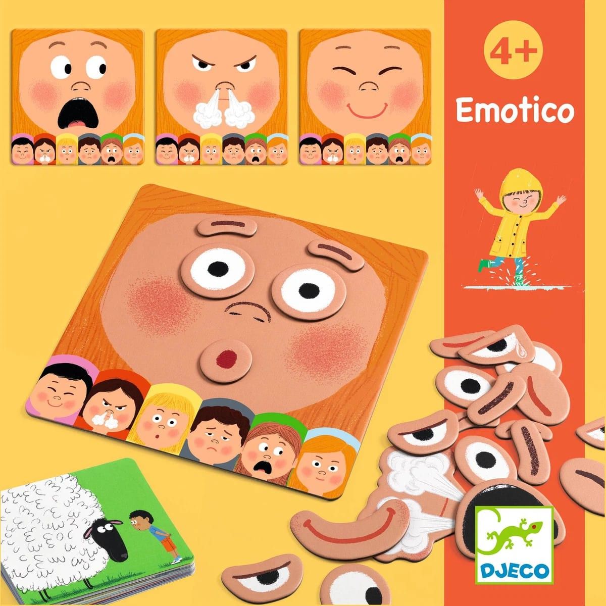 Primera imagen de Emotico. Un juego magnético sobre las emociones de Djeco