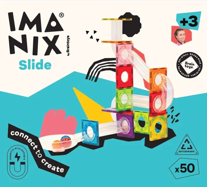 Primera imagen del BrainToys Imanix Tobogan 50 piezas, Juego de construcción magnética