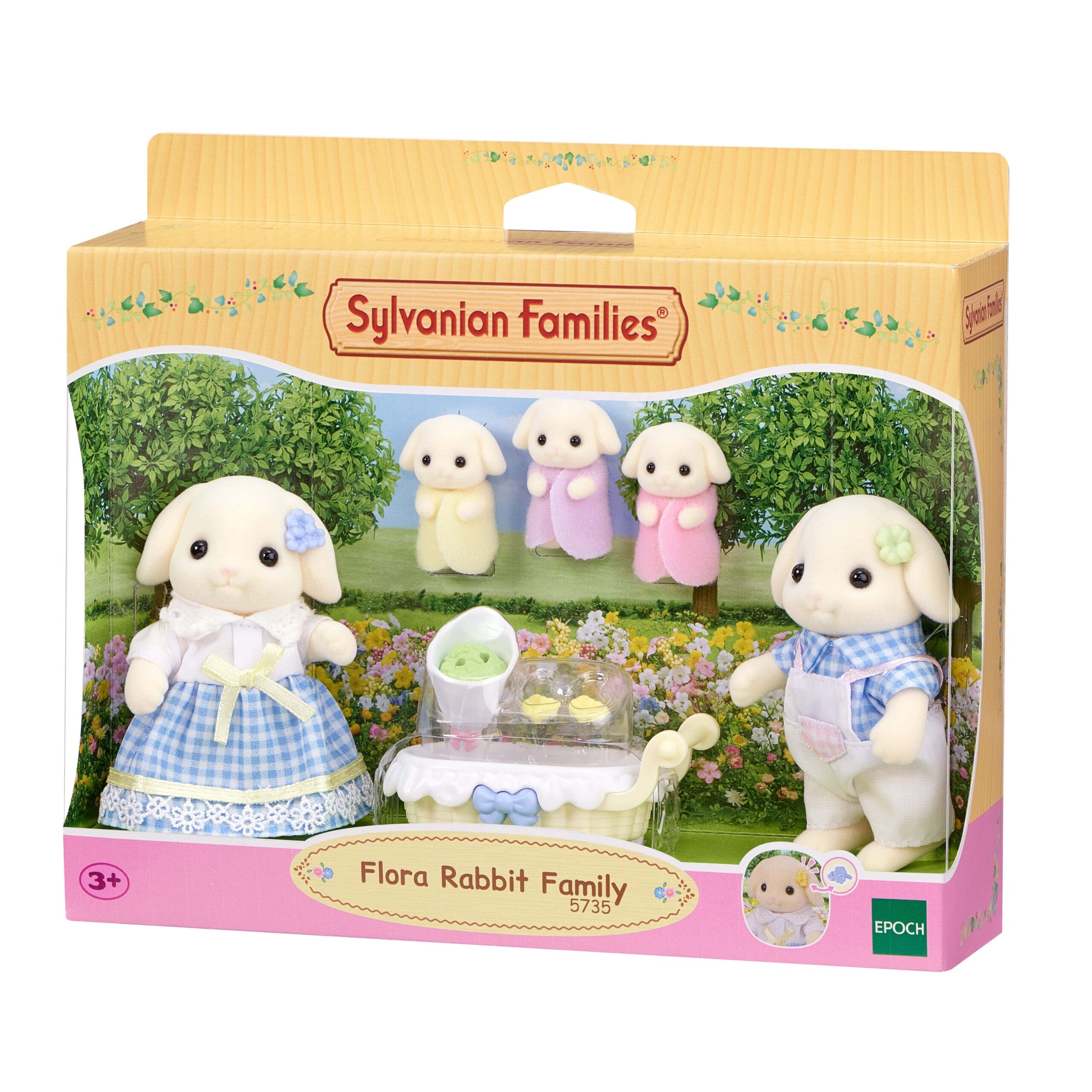 Cuarta imagen de la Familia Conejo Flora de Sylvanian Families
