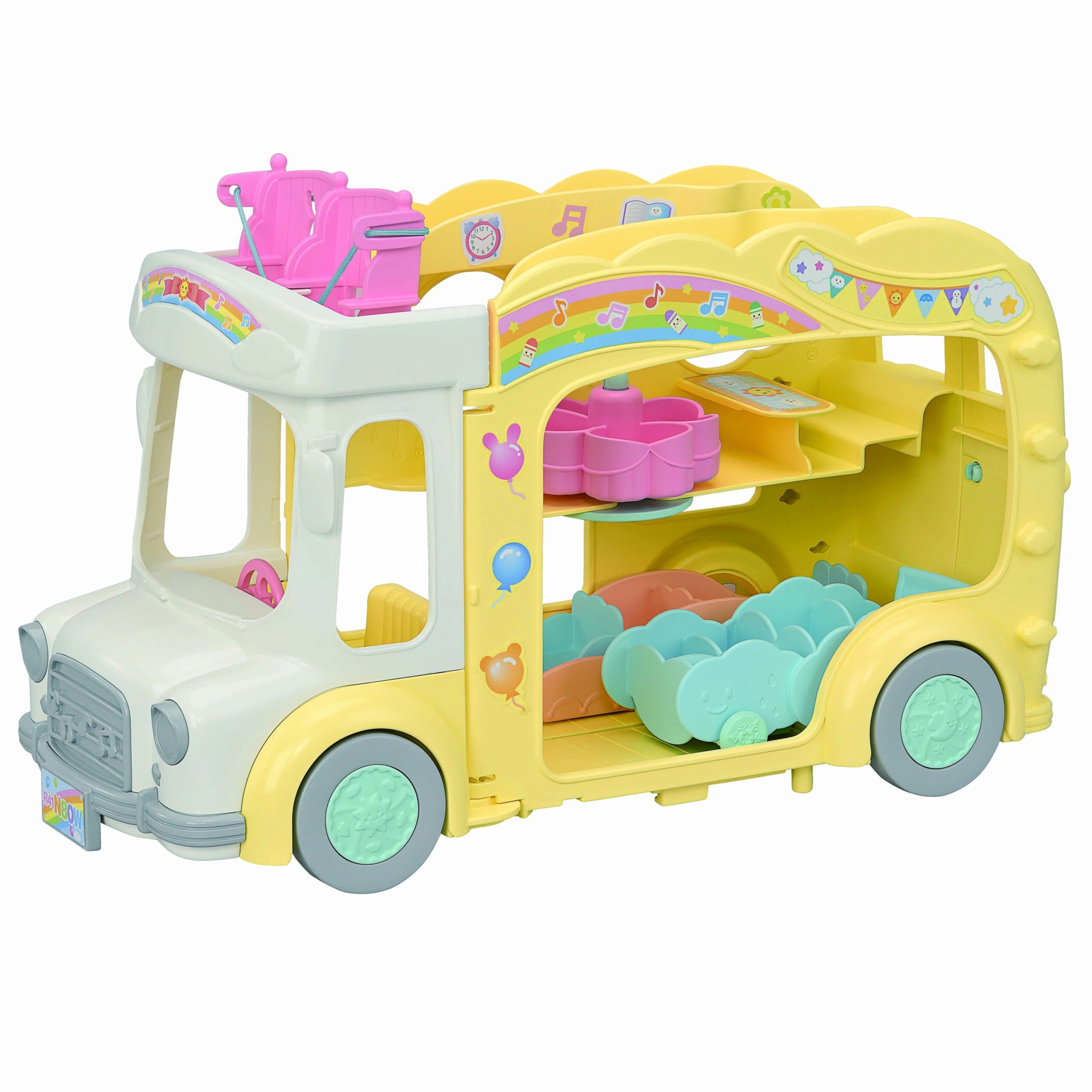 Segunda imagen del Autobús Arcoíris de la Guardería de Sylvanian Families