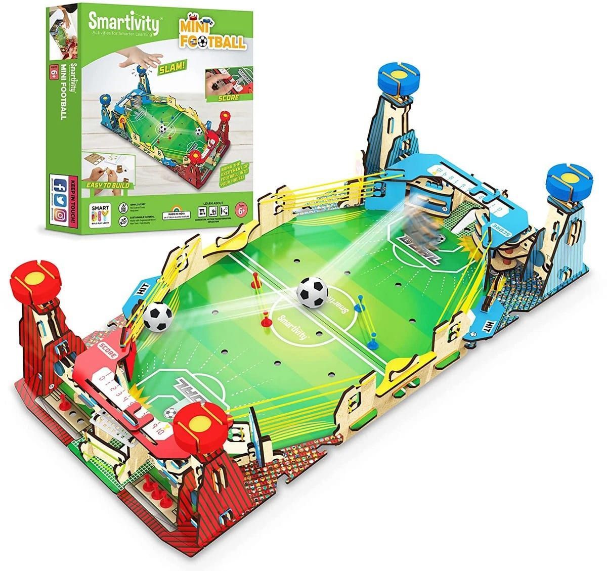 Primera imagen del Mini Futbolín para construir de Smartivity