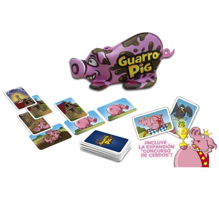 Cuarta imagen de Guarro Pig. Juego de cartas de Mercurio