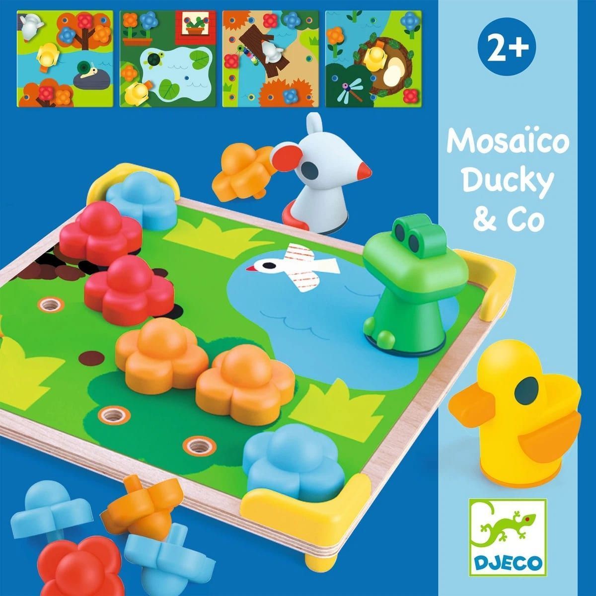 Primera imagen del Juego Educativo Mosaico Ducky & Co de Djeco