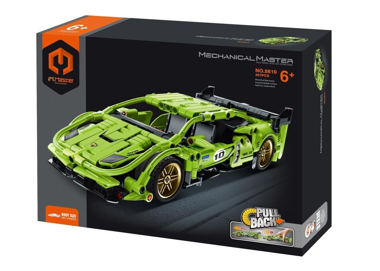 Primera imagen del Coche de Carreras verde 457 pzas. de iMMaster