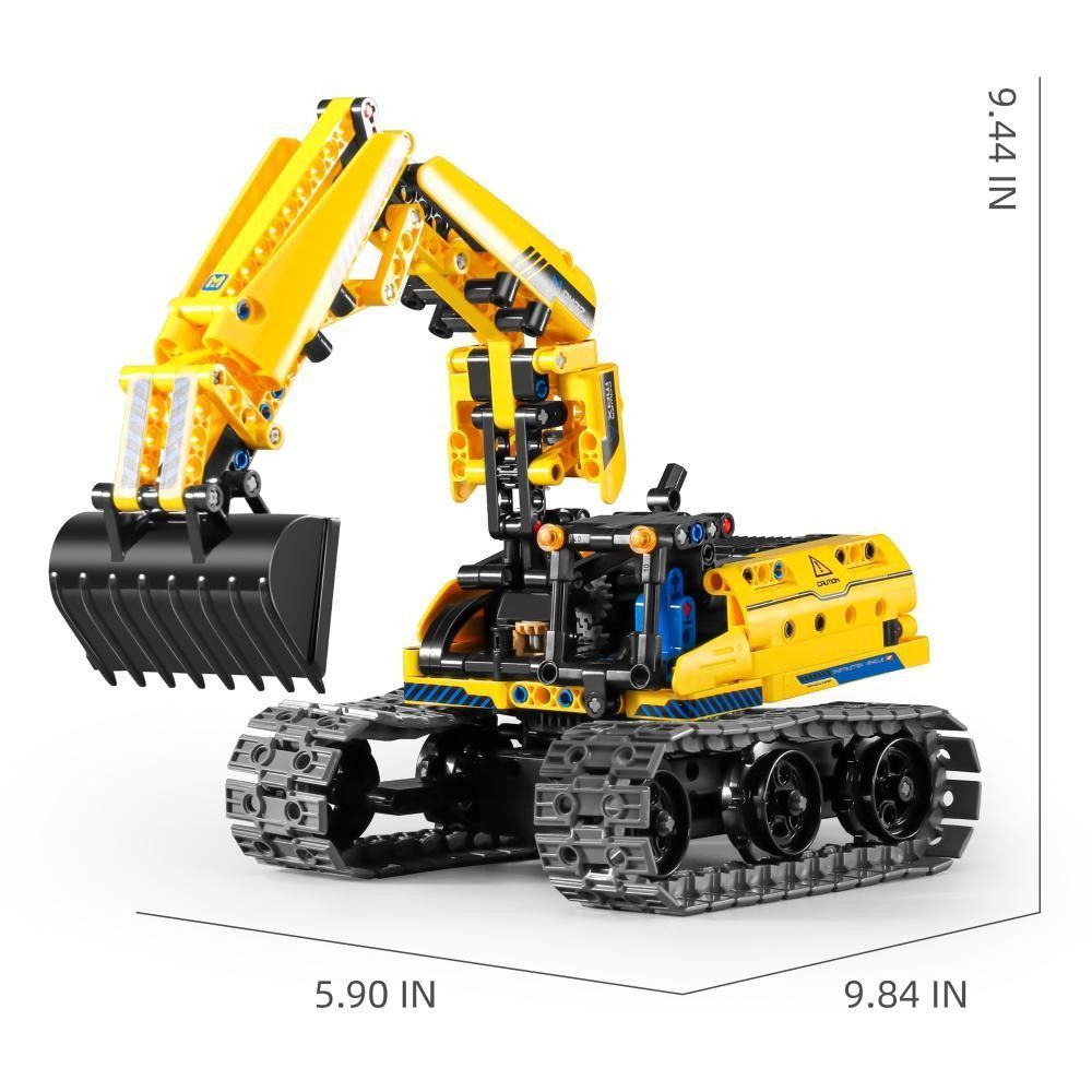 Cuarta imagen de la Excavadora y Robot radio control 3 en 1 430 pzas. de iMMaster