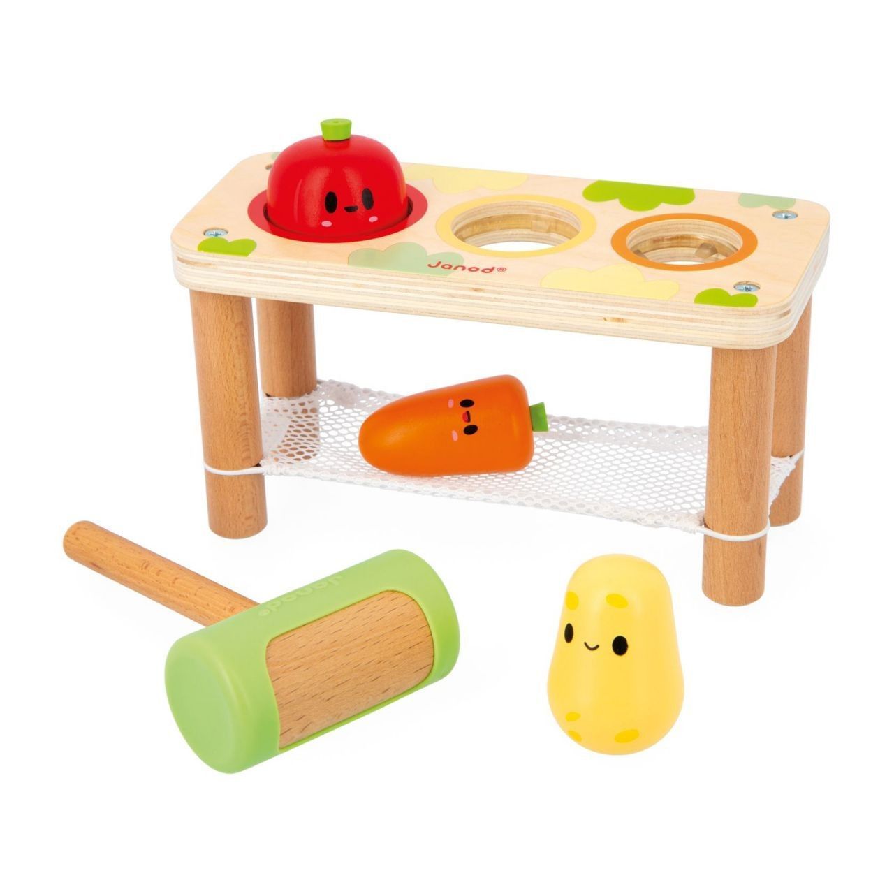 Cuarta imagen del Juego de Golpear Verduras de Janod