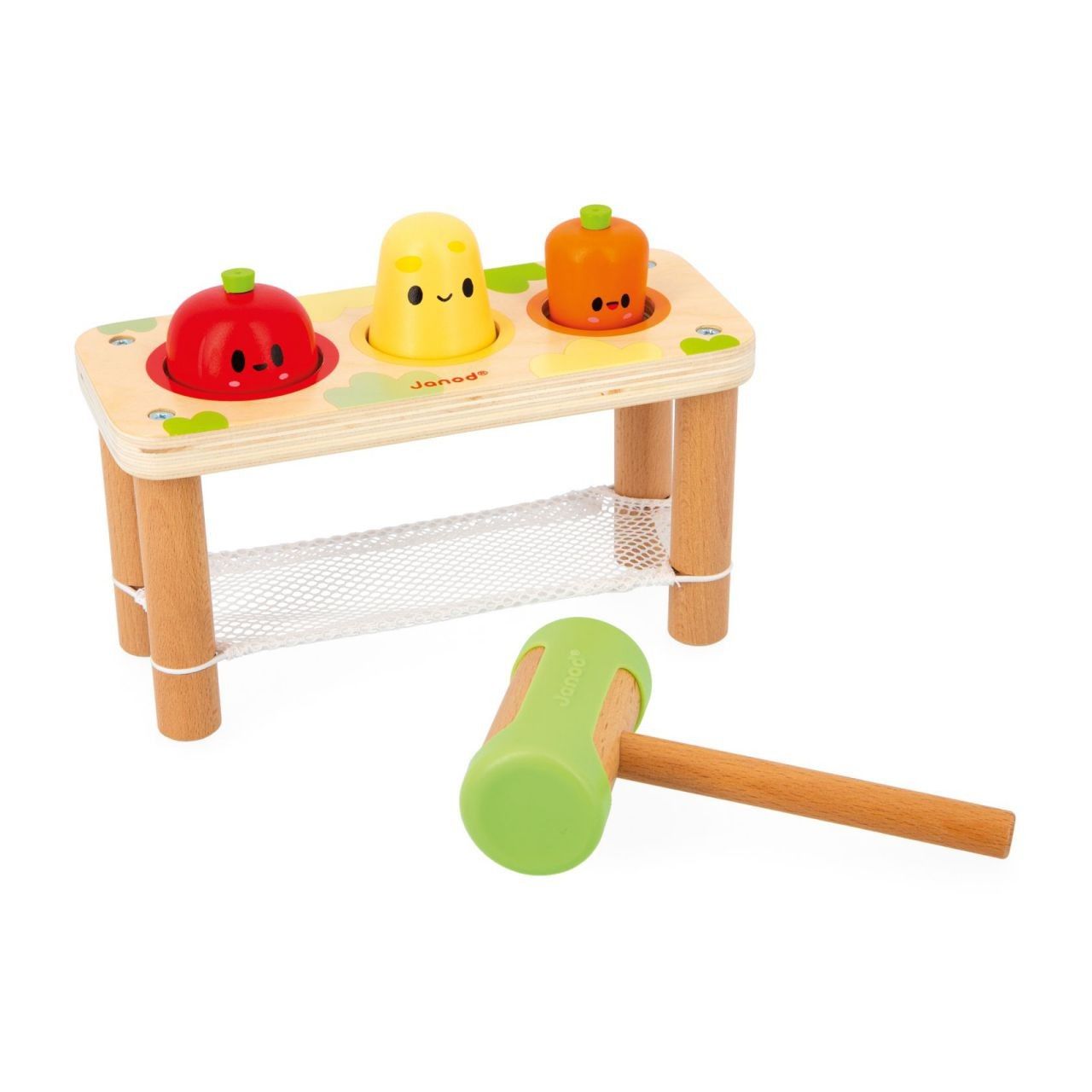 Segunda imagen del Juego de Golpear Verduras de Janod