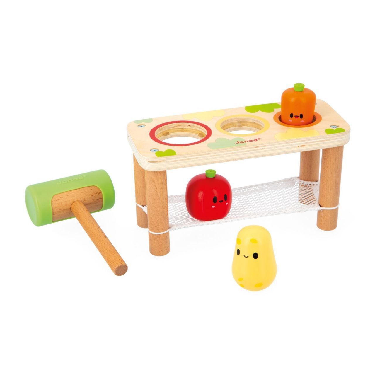Sexta imagen del Juego de Golpear Verduras de Janod