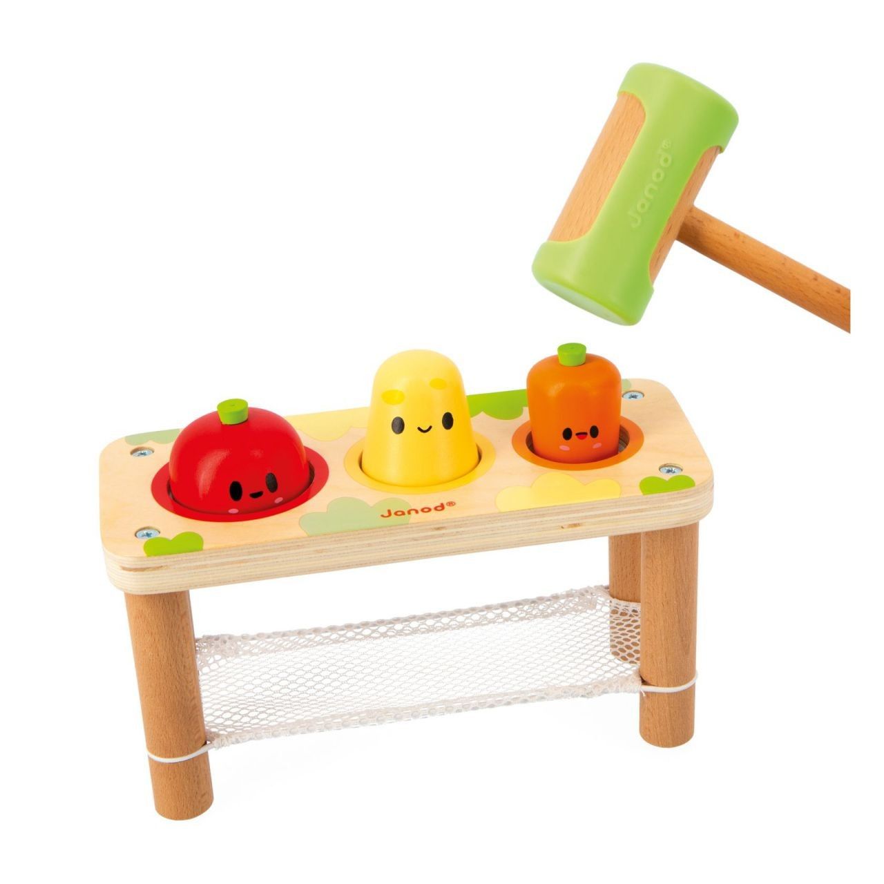 Tercera imagen del Juego de Golpear Verduras de Janod