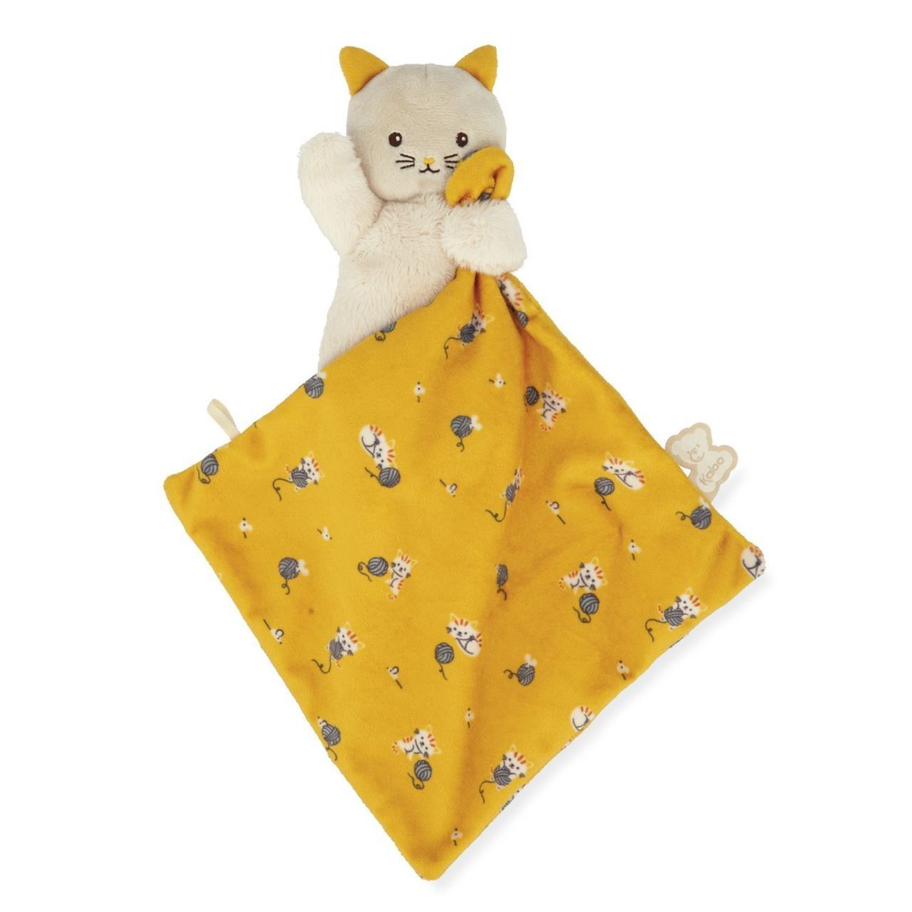 Cuarta imagen del Doudou Gatito Amarillo 17 cm. de Kaloo