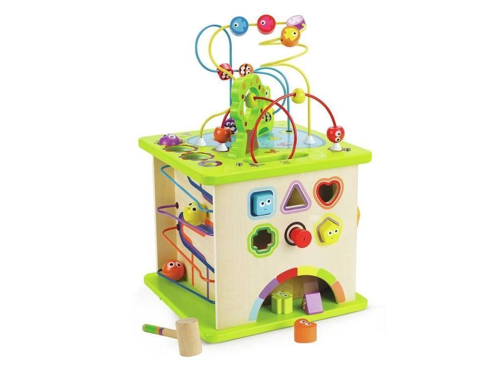 Primera imagen del Cubo de Juegos de Animales del Campo de Hape