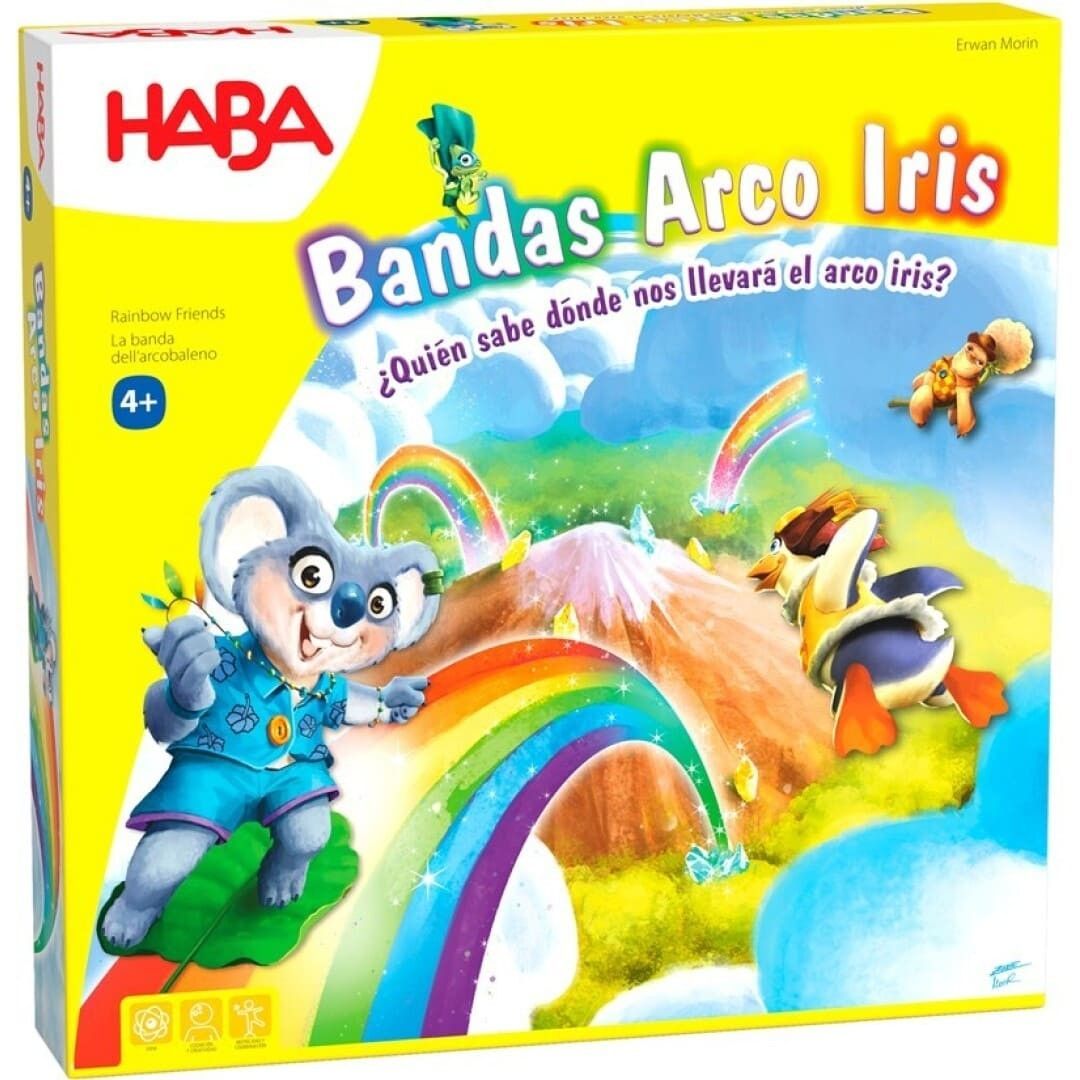 Primera imagen de Bandas Arco Iris un juego de mesa de Haba