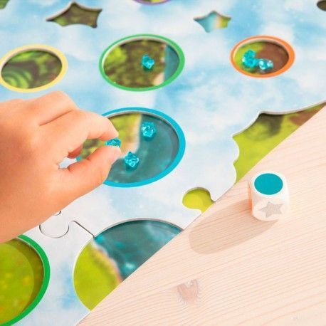 Cuarta imagen de Bandas Arco Iris un juego de mesa de Haba
