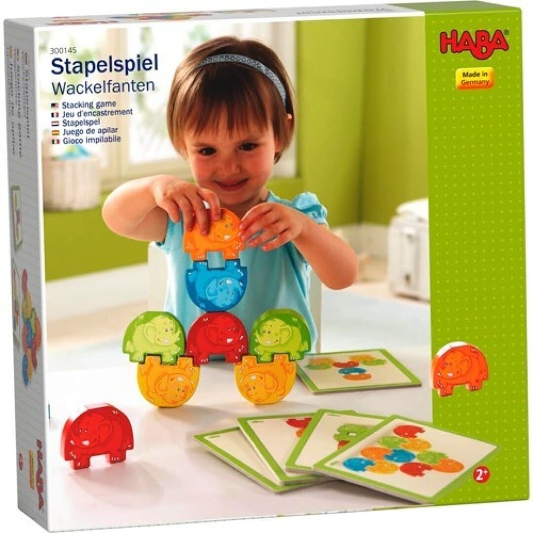Primera imagen del Juego de Apilar Tambalefantes de Haba