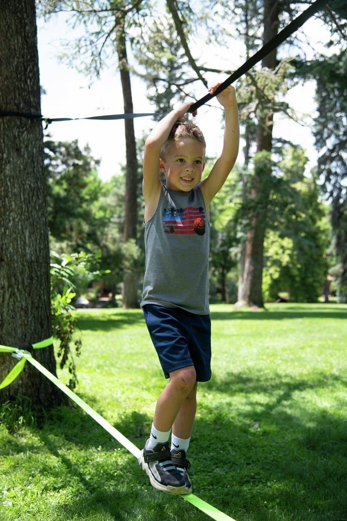 Primera imagen de la Cinta Slackline Clásica de 50 metros de Trelines