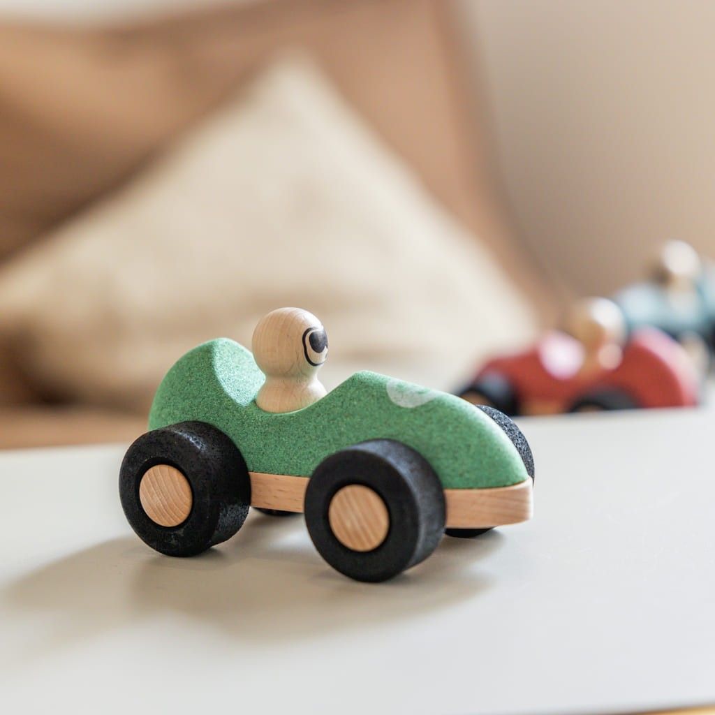 Tercera imagen del Coche de Arrastre E-Cork Racer Verde de Korko