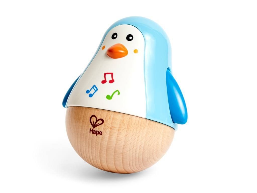 Primera imagen del Tentetieso Pingüino Musical de Hape