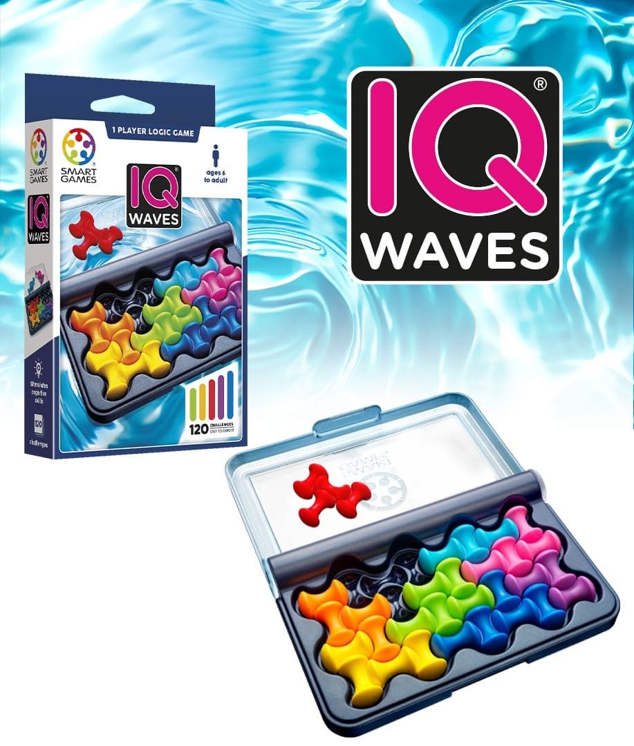 Primera imagen de IQ Waves. Juego de lógica de Smart Games