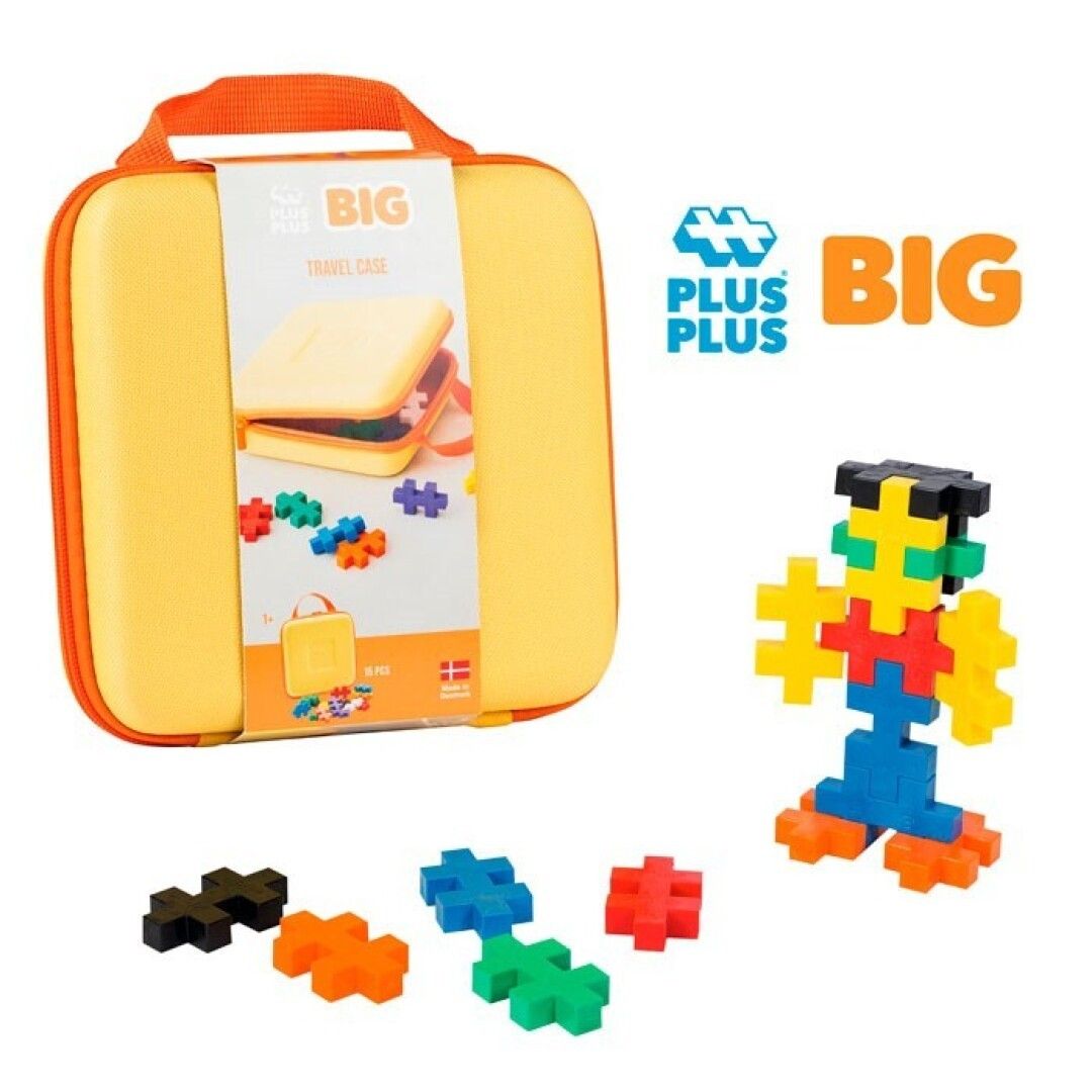 Primera imagen del Maletín de viaje BIG 15 piezas de Plus-Plus