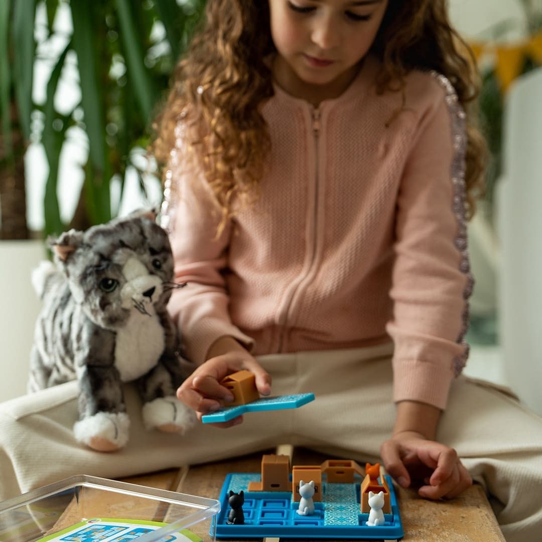 Cuarta imagen de Gatos y Cajas. Juego de lógica de Smart Games