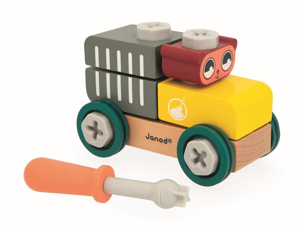 Segunda imagen del Coche Oso para construir Brico'Kids de Janod