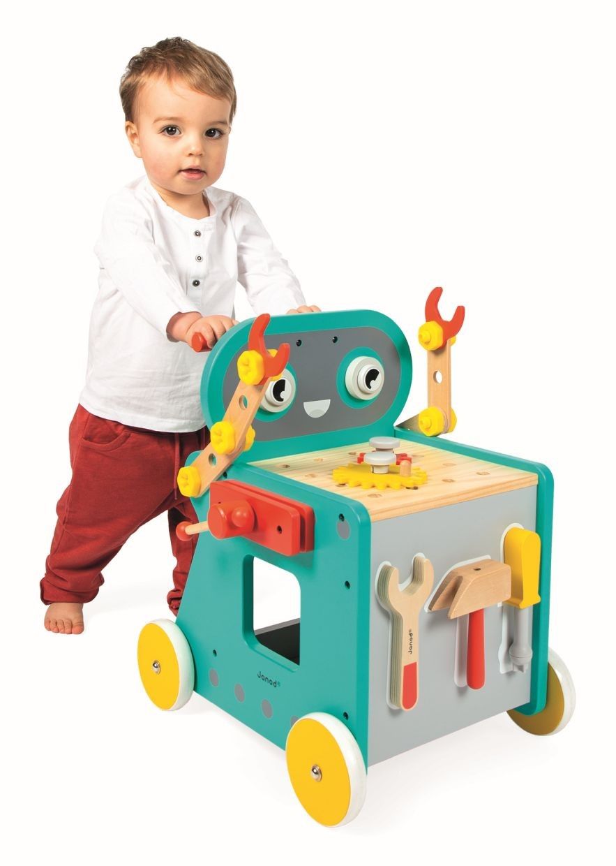 Décima imagen del Carrito Andador Robot Herramientas de Janod