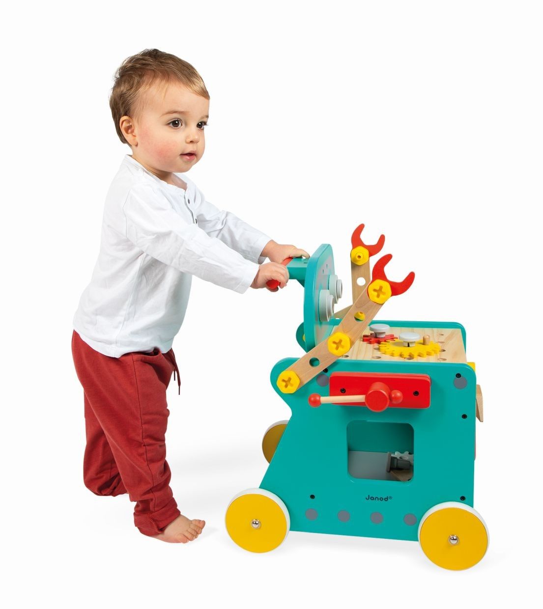 Cuarta imagen del Carrito Andador Robot Herramientas de Janod