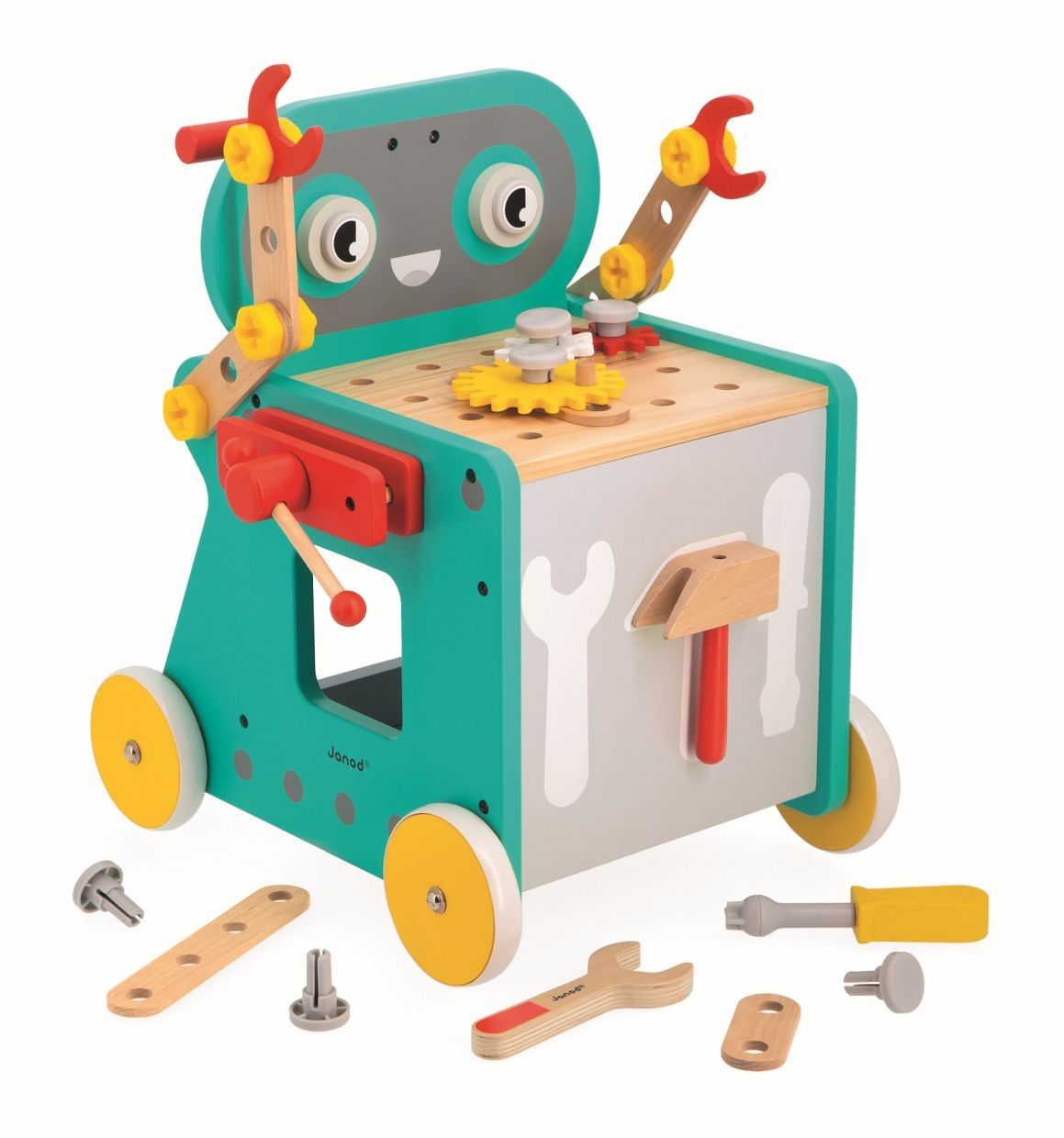 Segunda imagen del Carrito Andador Robot Herramientas de Janod