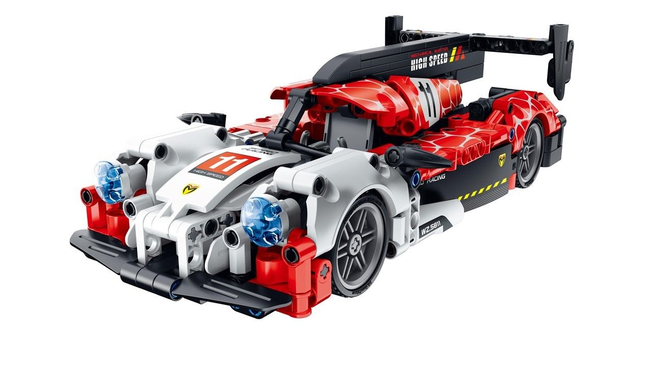 Segunda imagen del Coche de Carreras blanco y rojo 472 de iMMaster