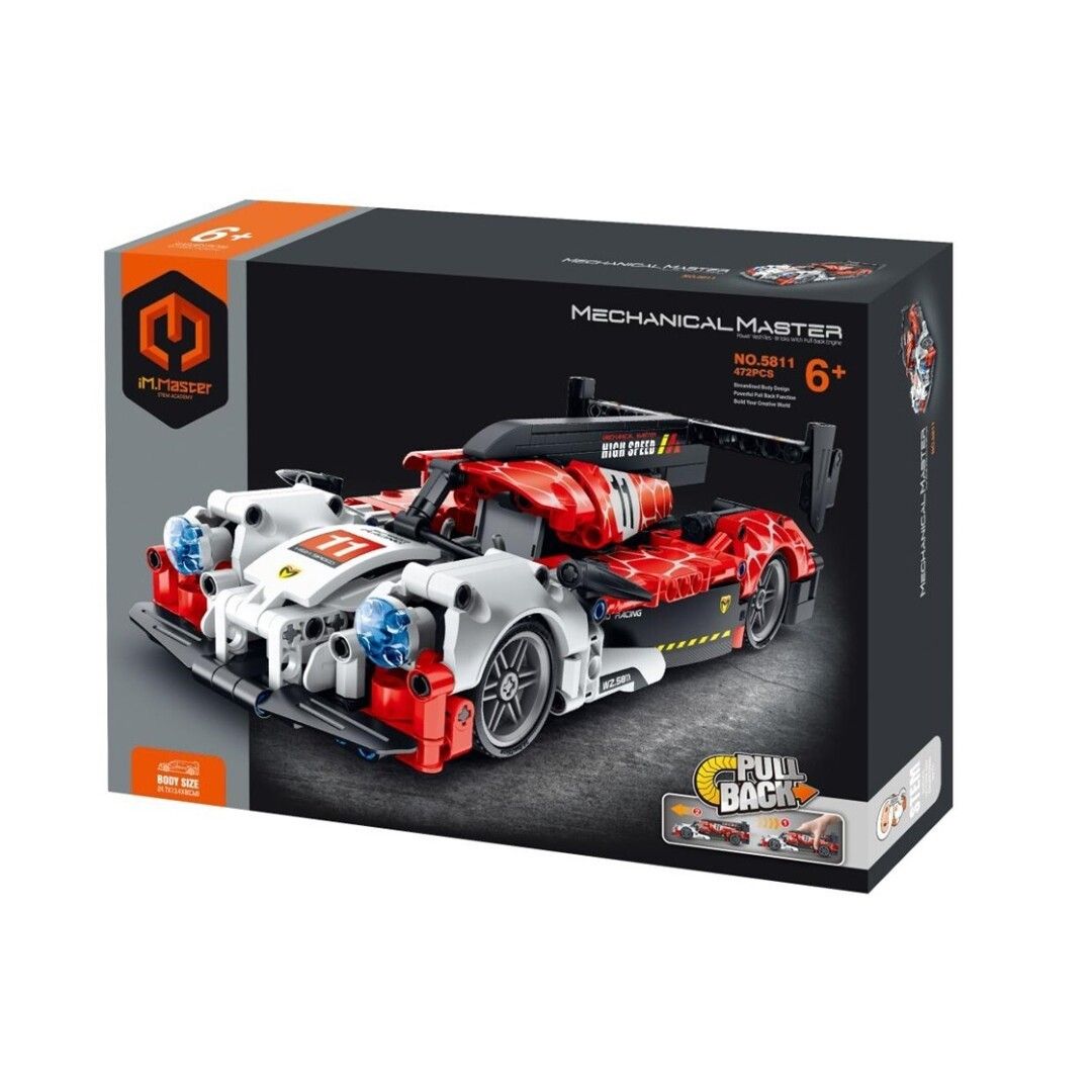 Primera imagen del Coche de Carreras blanco y rojo 472 de iMMaster