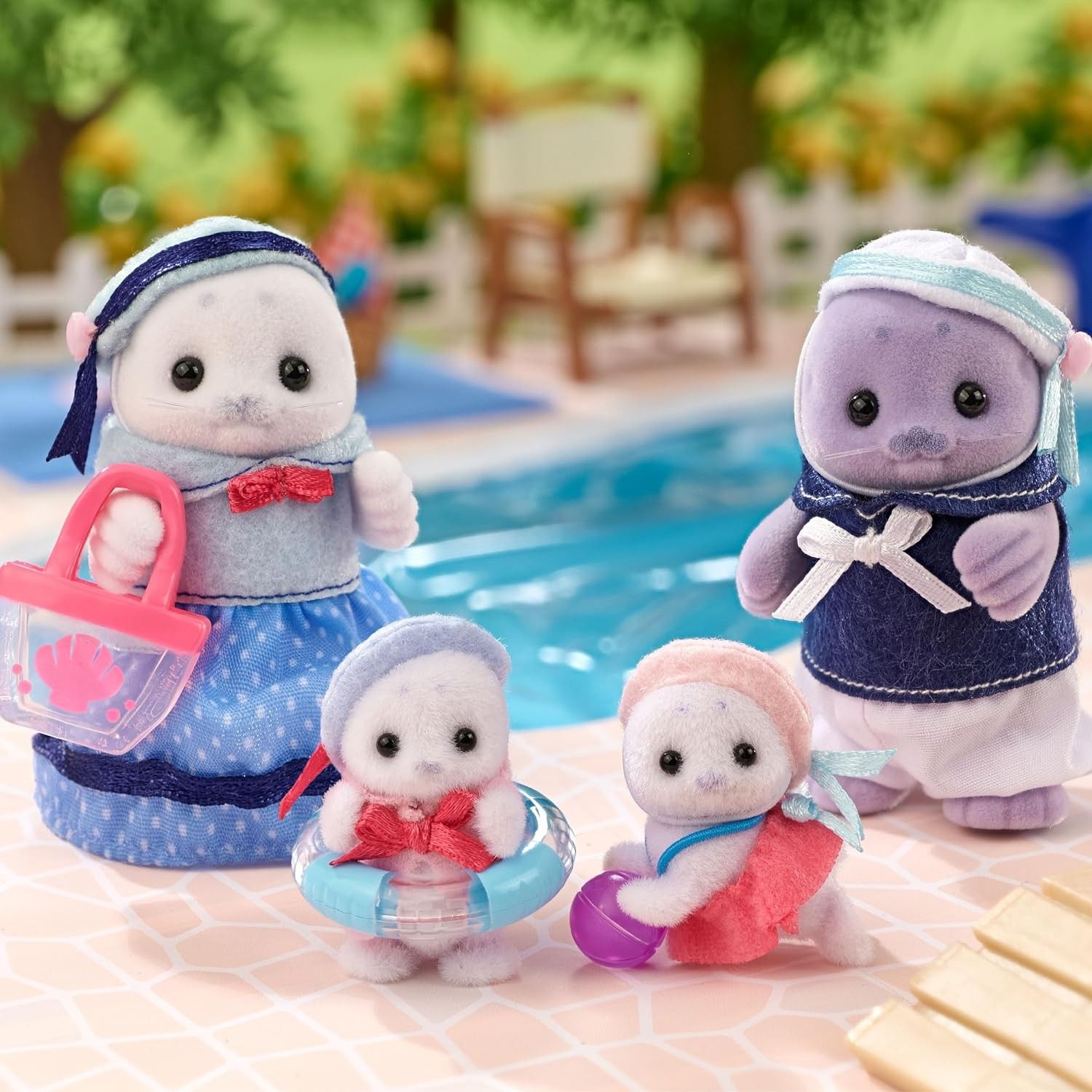 Cuarta imagen de la Familia Foca de Sylvanian Families