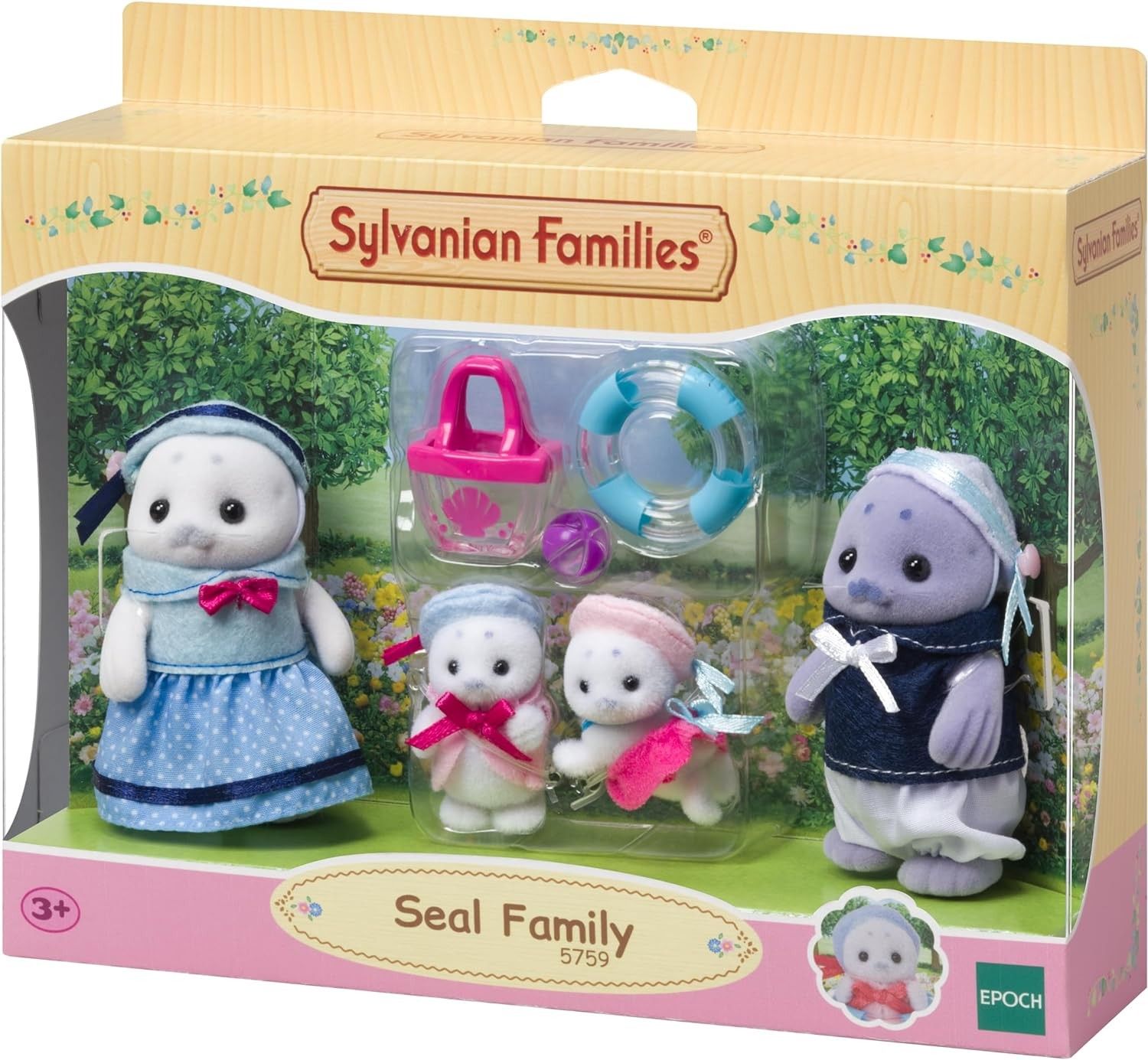 Primera imagen de la Familia Foca de Sylvanian Families