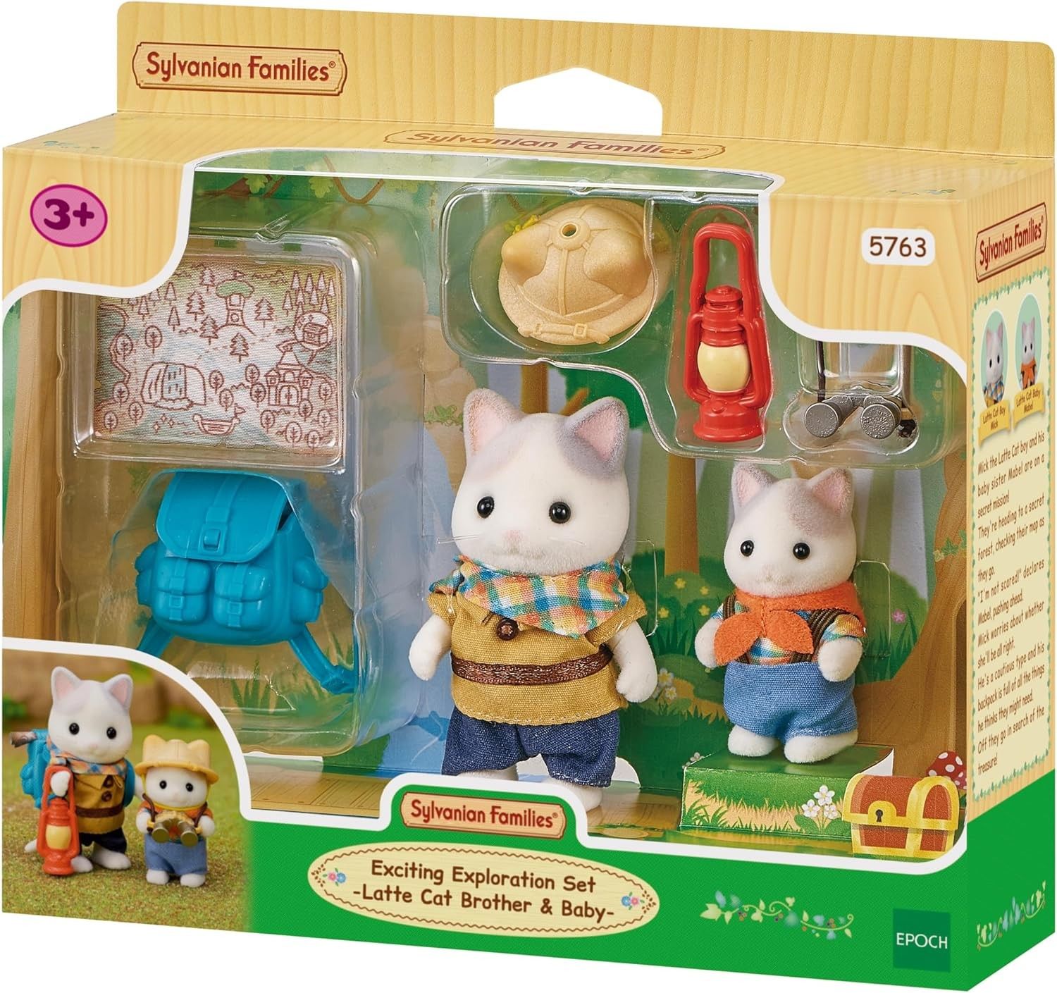 Primera imagen del Set de Exploradores Hermanos Gato Latte de Sylvanian Families