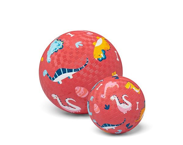 Primera imagen de la Pelota de Caucho Natural Dinos 13 cm. de Little L