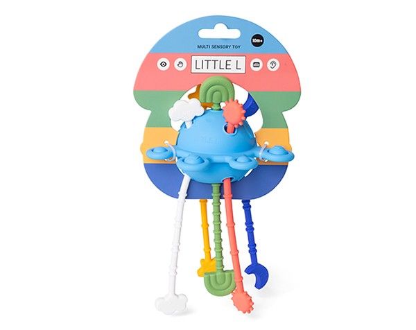 Primera imagen del Juguete Multisensorial Planeta de silicona alimentaria de Little L