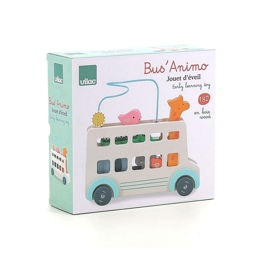 Séptima imagen del Autobús Animal, juego de aprendizaje temprano de Vilac