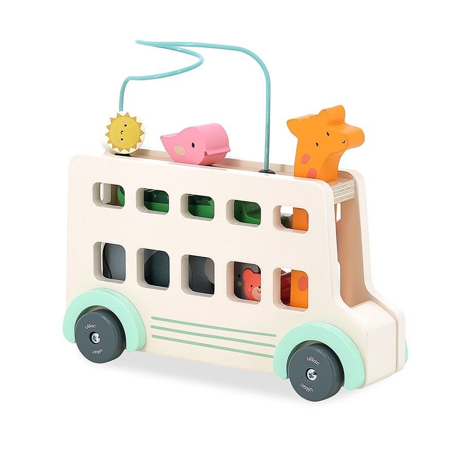 Primera imagen del Autobús Animal, juego de aprendizaje temprano de Vilac