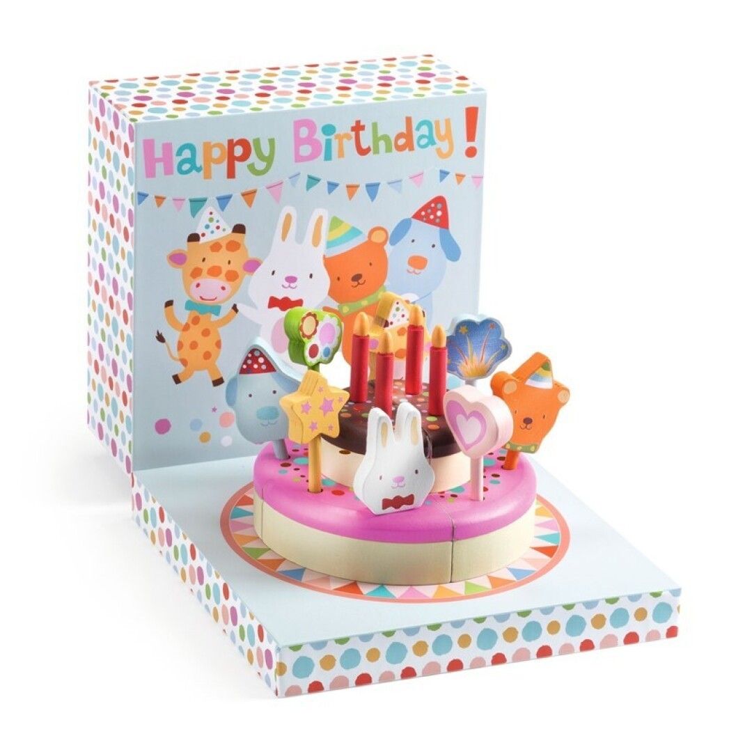 Primera imagen de la Tarta de Cumpleaños de Djeco