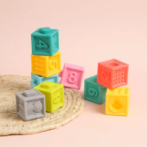 Primera imagen del Conjunto de 9 cubos apilables