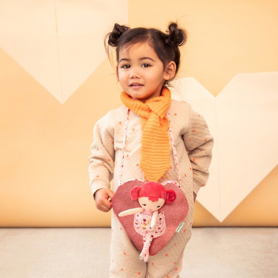 Segunda imagen del Bolso Corazón con muñeca Aline de Lilliputiens
