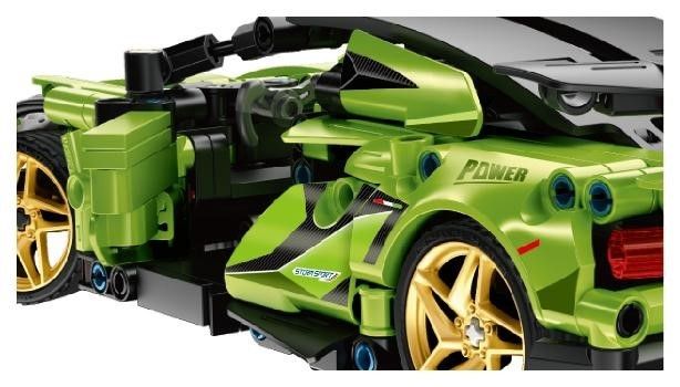 Tercera imagen Coche Verde radio control 429 pzas. de iMMaster