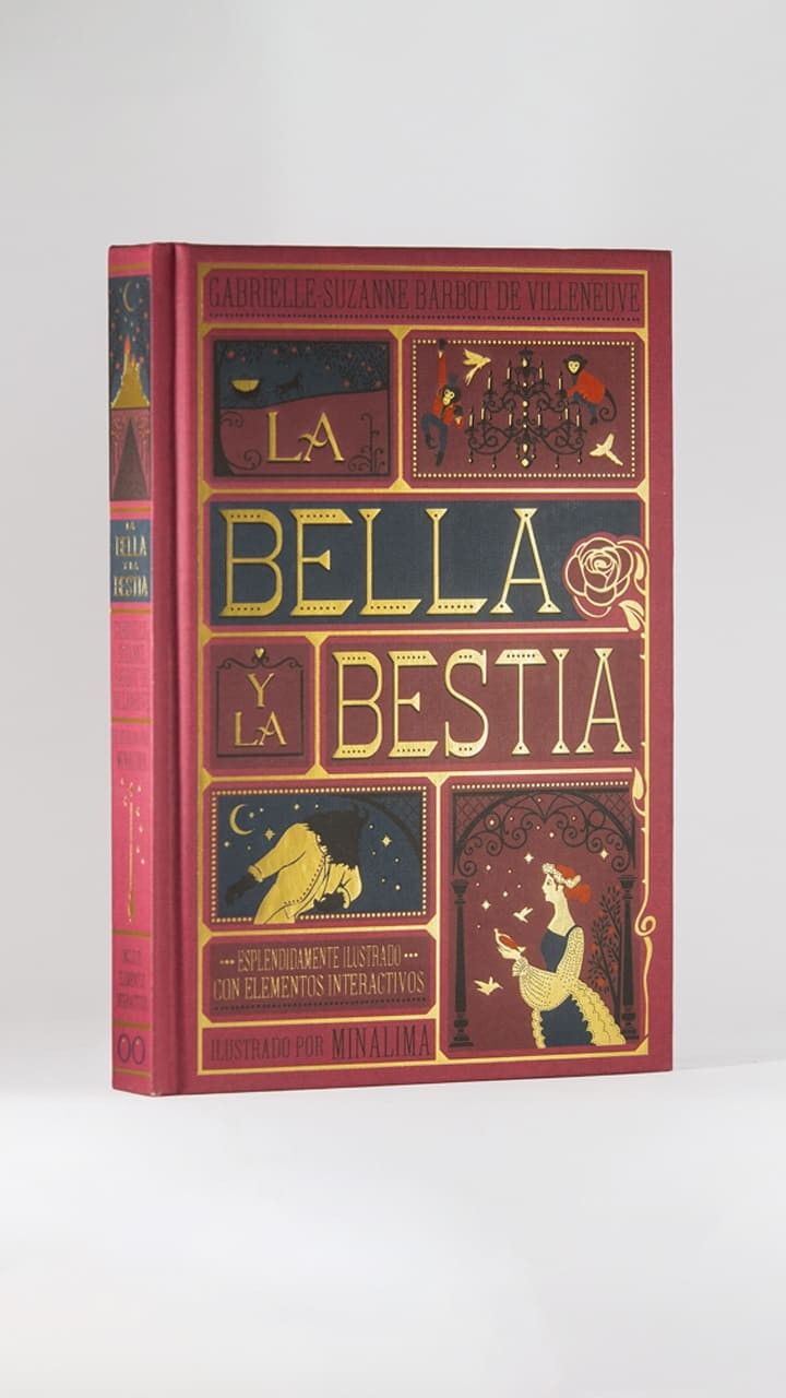 Primera imagen de La Bella y la Bestia. Pop-Up de Folioscopio